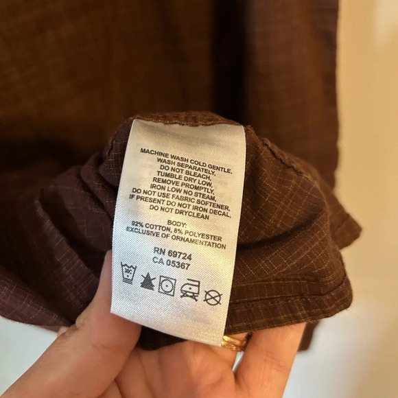 Mountain Hardware men’s grove hideout short sleeve button down size XL - Picture 5 of 5